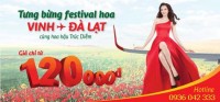 Tưng bừng festival hoa Đà Lạt giá chỉ từ 120,000 đồng - Tung bung festival hoa Da Lat gia chi tu 120,000 dong